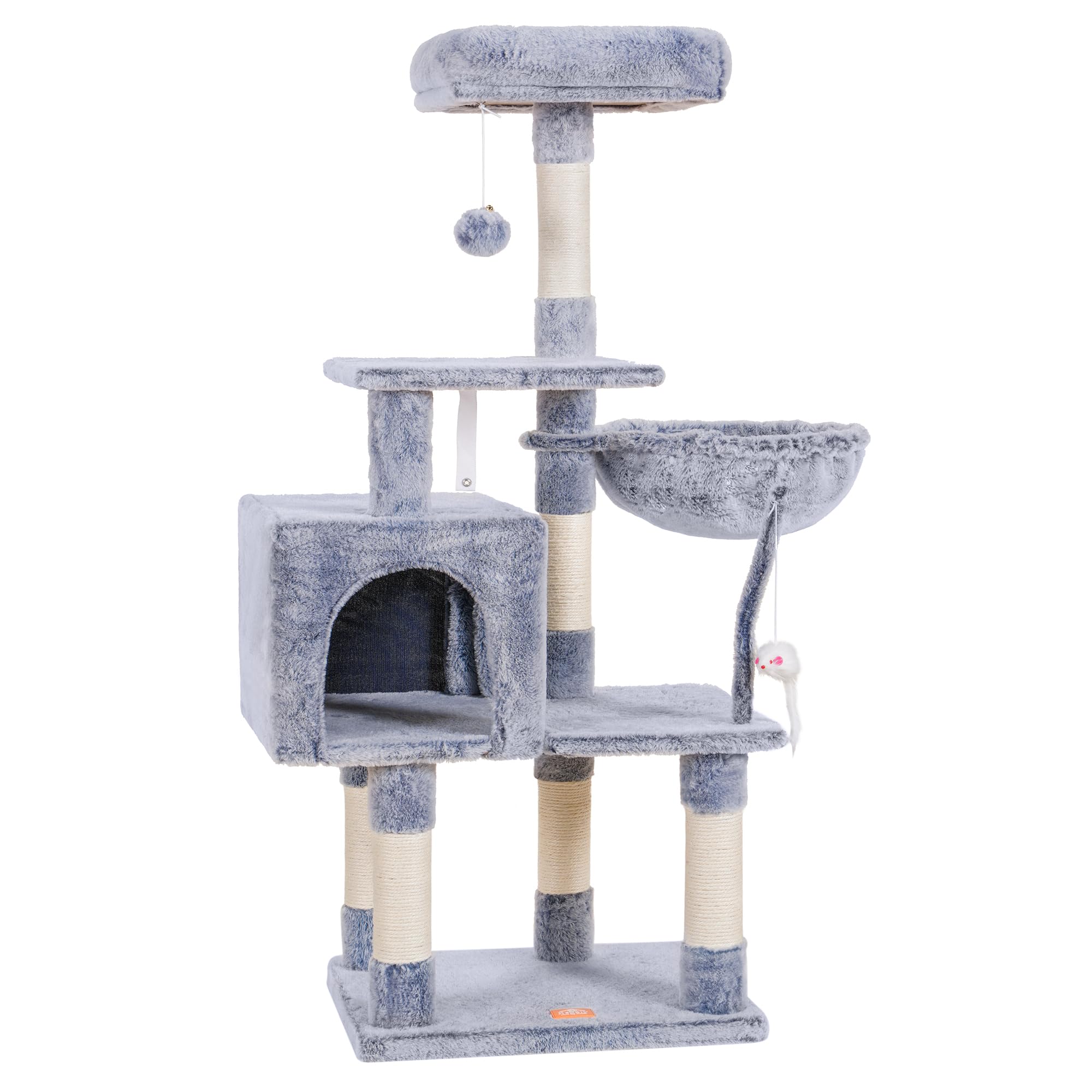 Heybly cat tree base provides a sturdy foundation for playful sessions