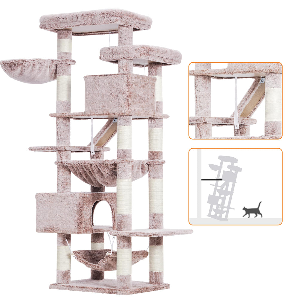 Heybly cat tree hammocks invite playful lounging and gentle sways.