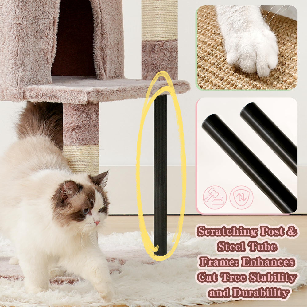 Heybly HCT200SMU sturdy iron base supports tall climbing.