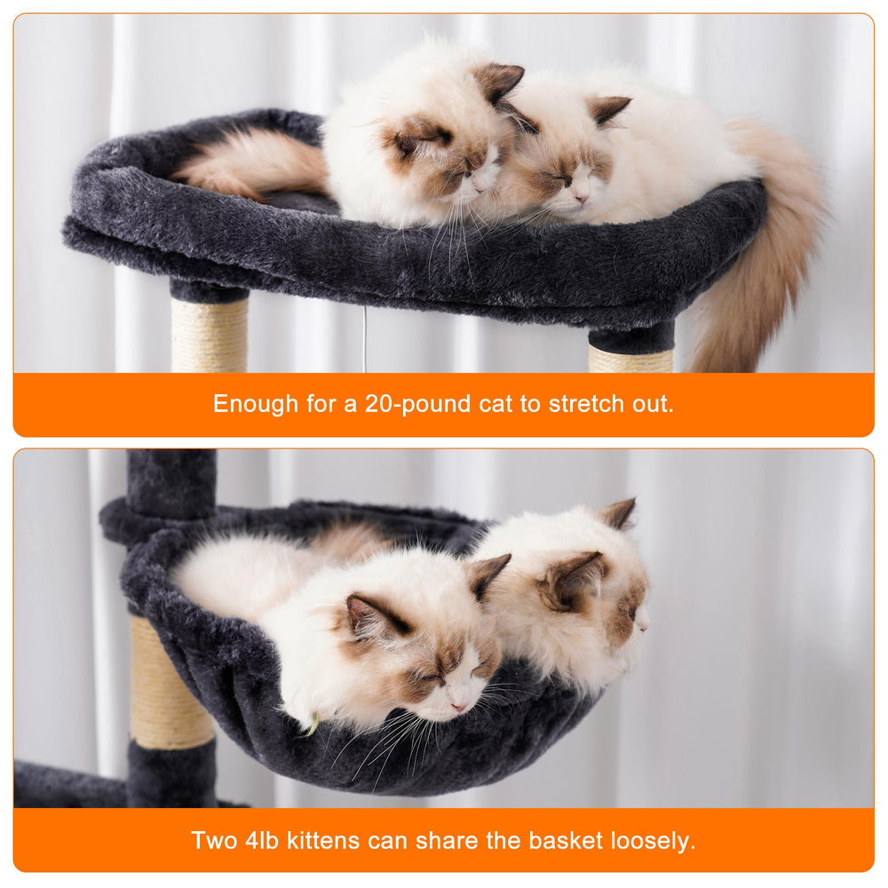 Heybly cat tree scratching board invites scratching and protects furniture