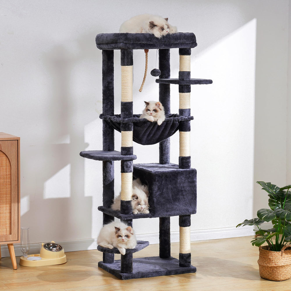Heybly cat tree sisal scratch posts protect furniture and satisfy scratching instincts