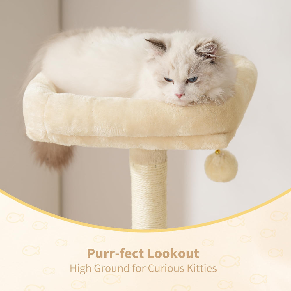 Heybly cat tree sisal posts ready for scratching and exercise
