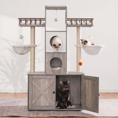 Heybly cat tree soft baskets give a cozy, stable retreat for kittens or adults.
