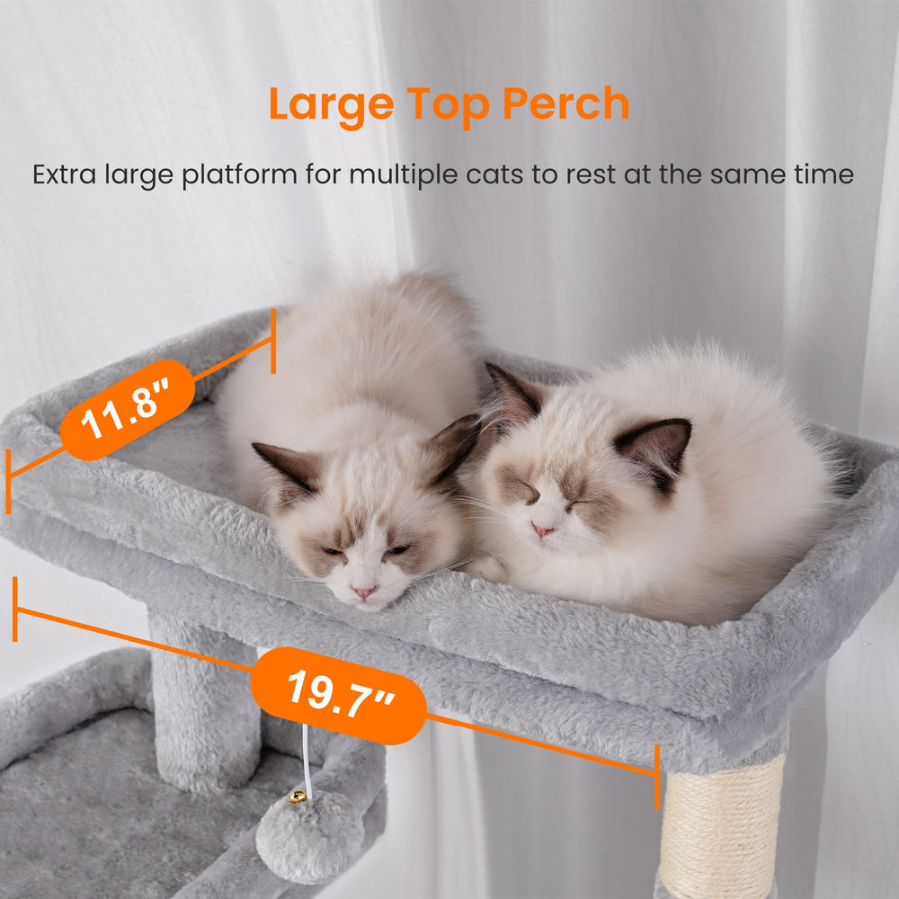 Heybly cat tree wide scratching board supports healthy playtime and exploration