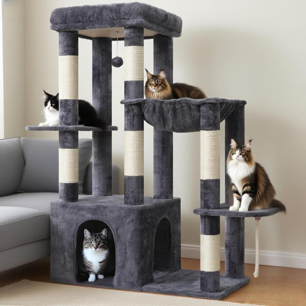 Heybly Heavy Duty Cat Tree supports cats of all ages and activity levels