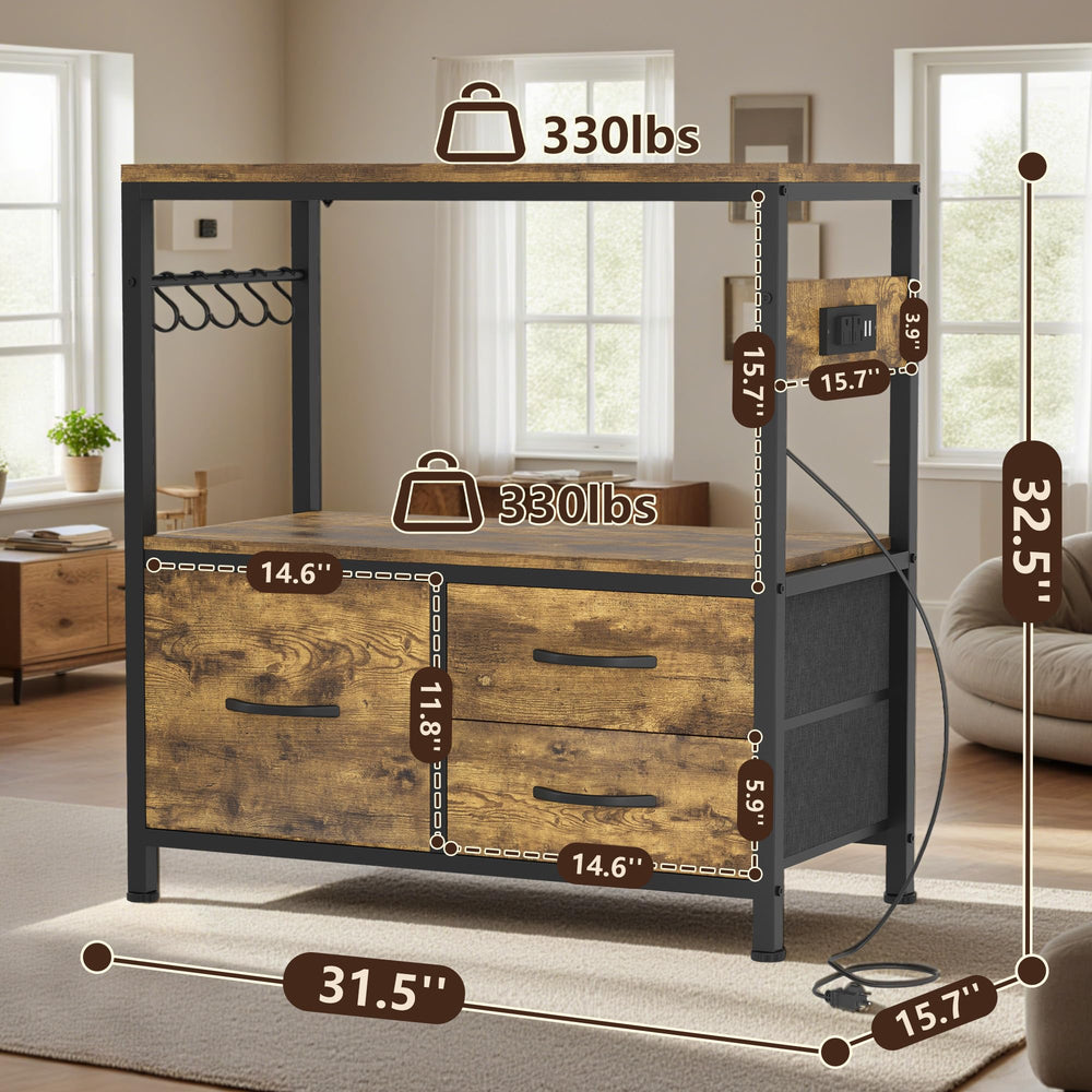 Heybly rustic-brown finish adds stylish touch to living spaces around the tank