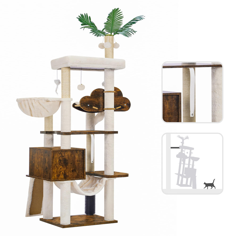 Heybly wood construction is waterproof, scratch-resistant, and easy to clean for busy homes.