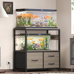 Heybly stand drawer storage closeup highlights organized space for meds and supplies.