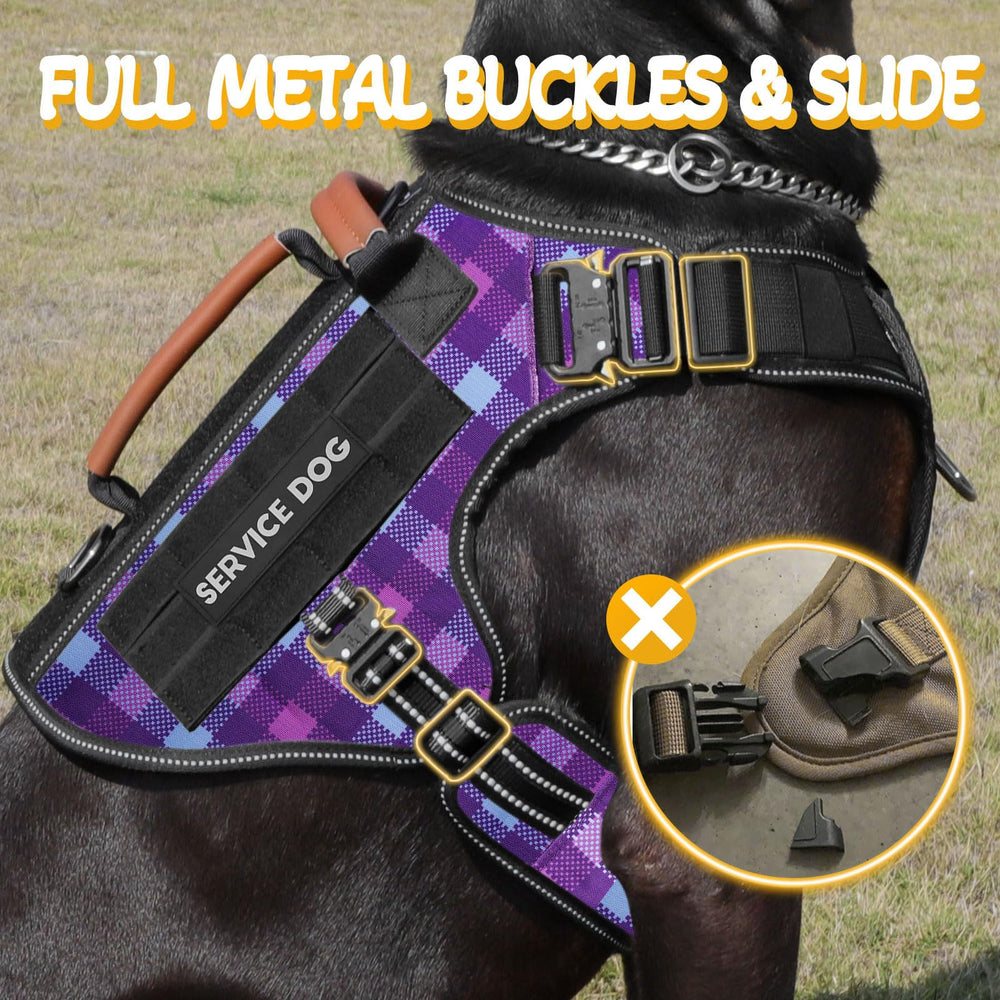 HEYCAHVA harness leather handle provides easy grip during daily walks