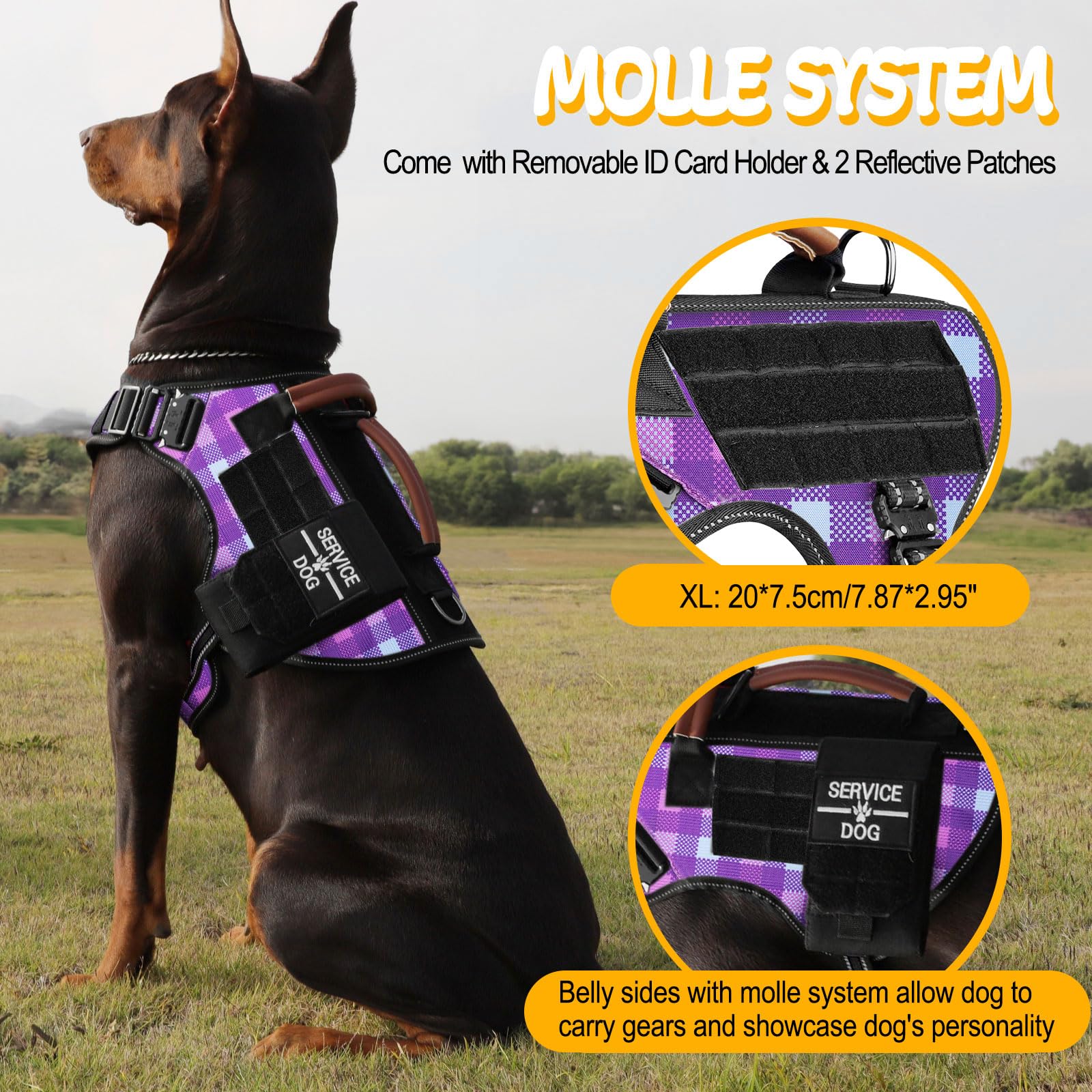 HeyCAHVA molle system on both sides for gear and patches.