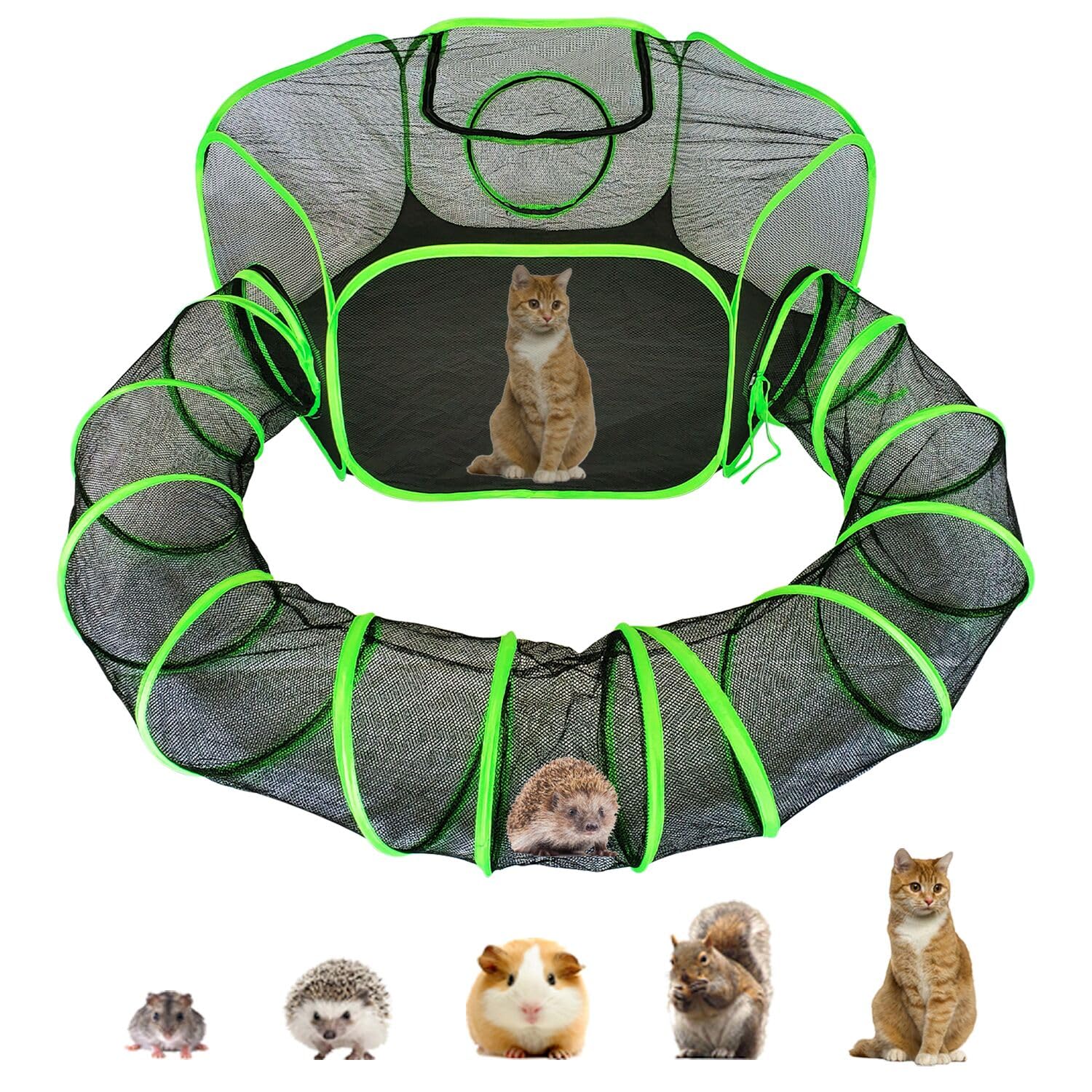 HEYHOME small animal playpen outdoor view for safe sun-filled playtime
