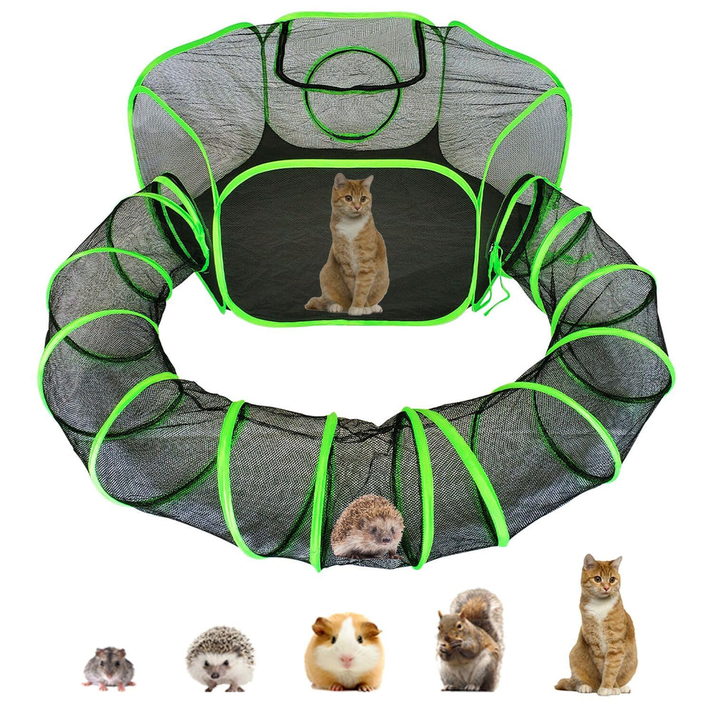 HEYHOME small animal playpen outdoor view for safe sun-filled playtime
