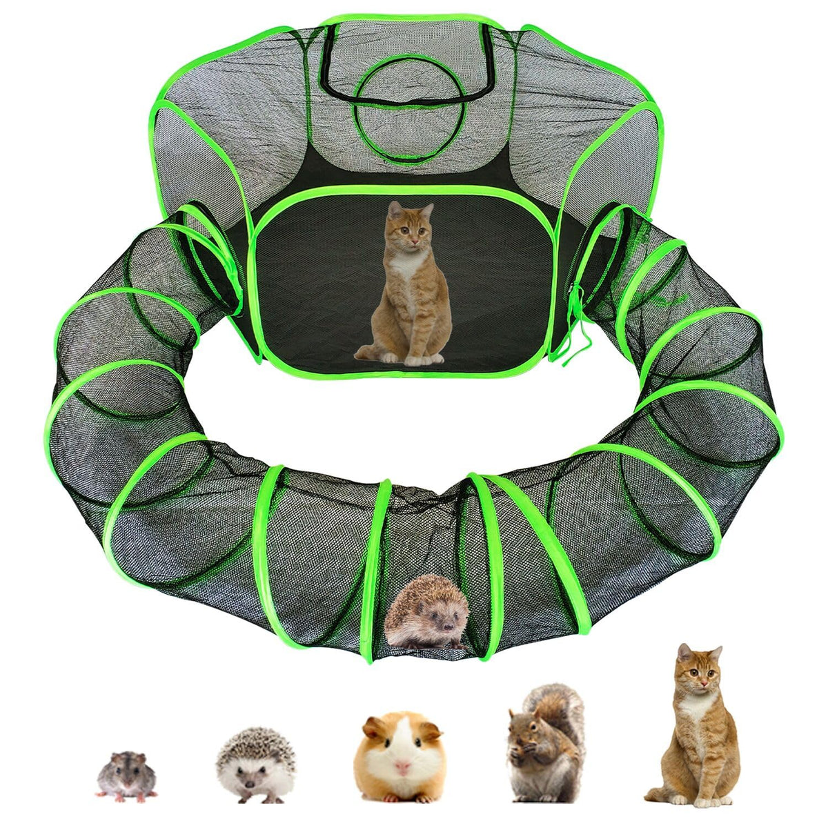 HEYHOME small animal playpen outdoor view for safe sun-filled playtime