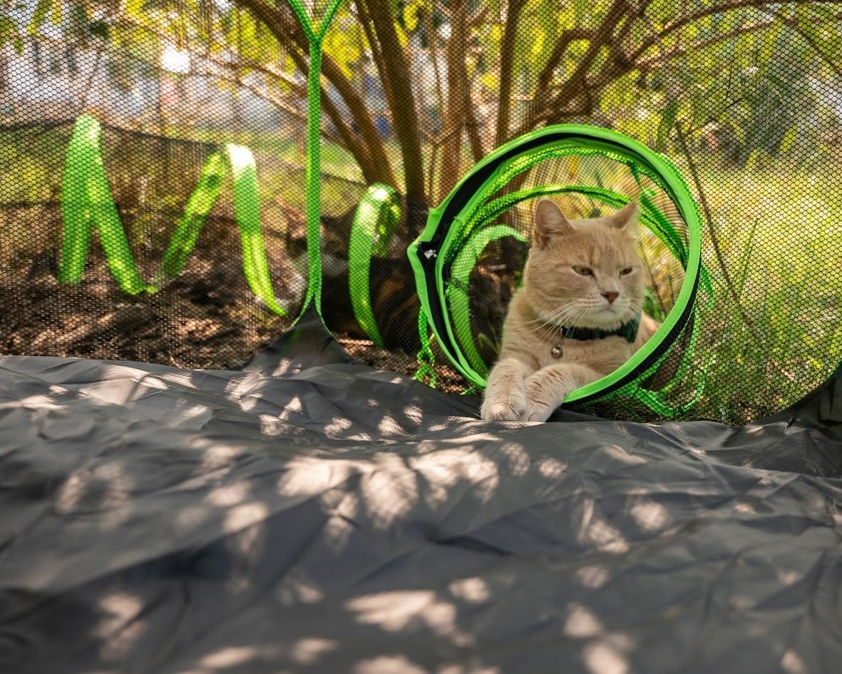 HEYHOME top-cover anti-escape close-up highlights containment for curious pets