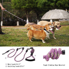 Heyllou 360° swivel to prevent tangling during walks.