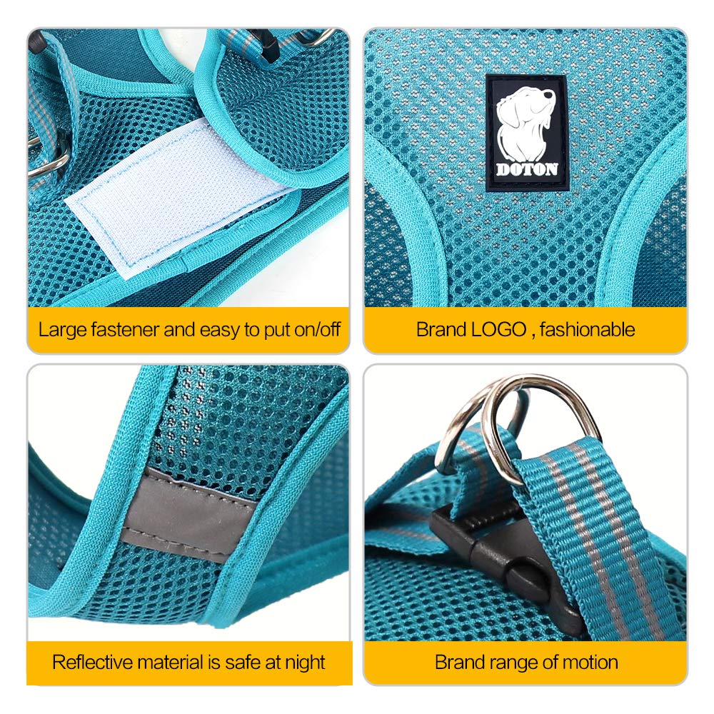 HEYWEAN harness chest-suture features for secure fit and soft edging to prevent slipping.
