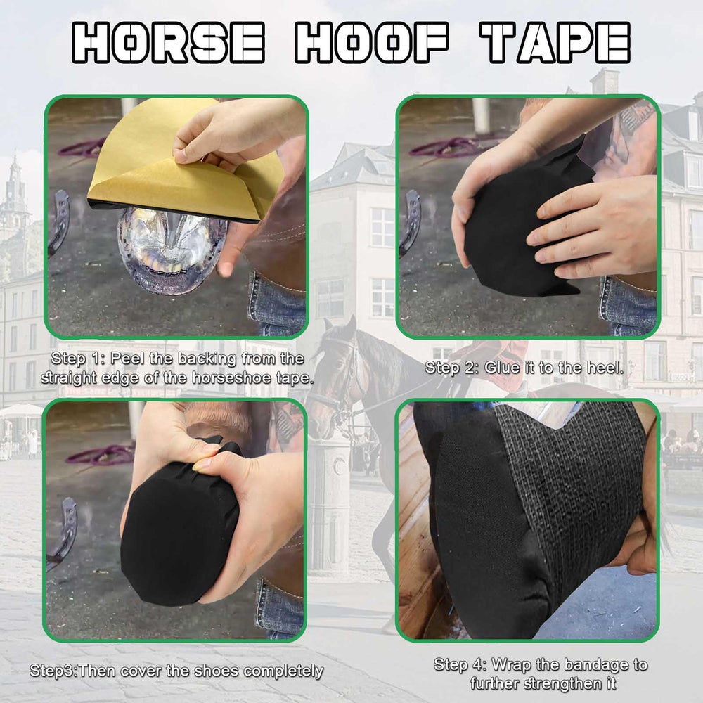 Hezaosth veterinary bandage wrap reinforces protection around the edge.