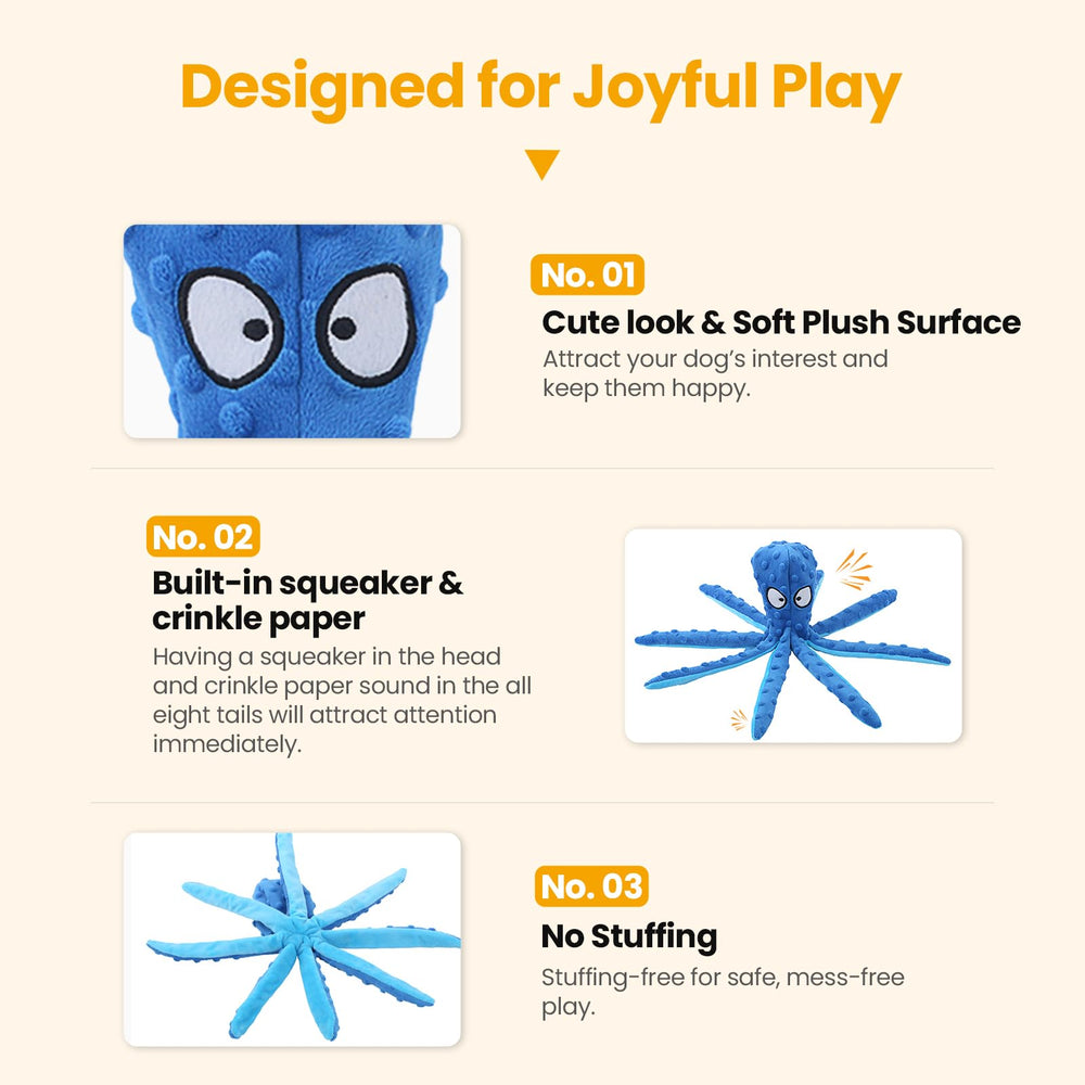 HGB Machine-washable dog toy cleans quickly between uses.