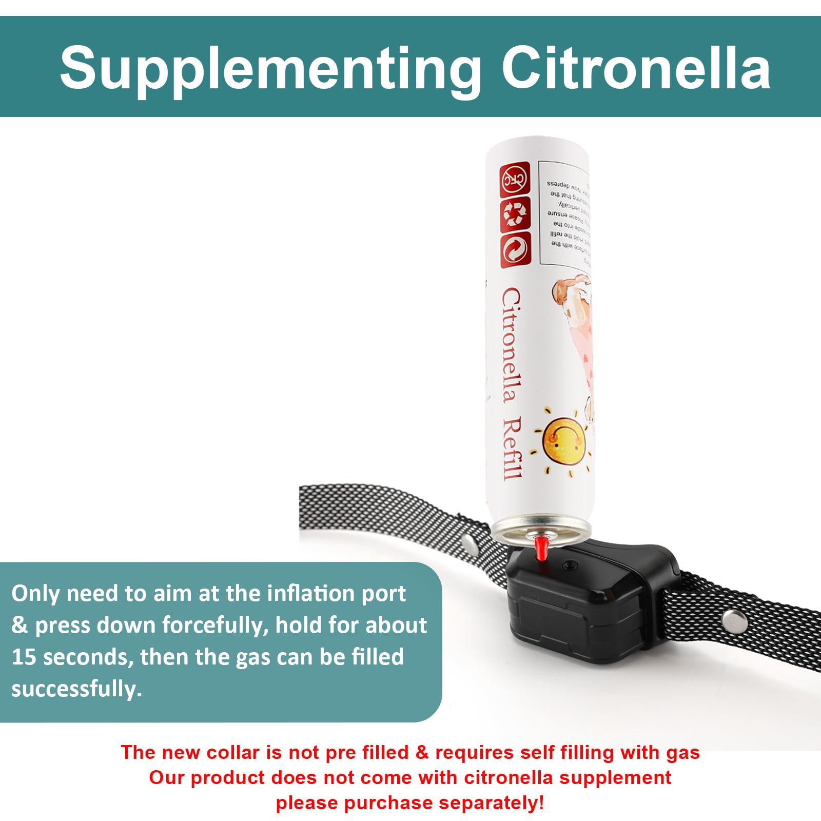 Packaging image for HGFLMR citronella bark collar product