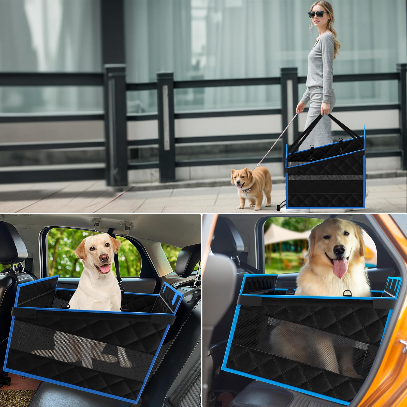 H HOH-Tech Back Seat Extender makes cleanup simple after trips.