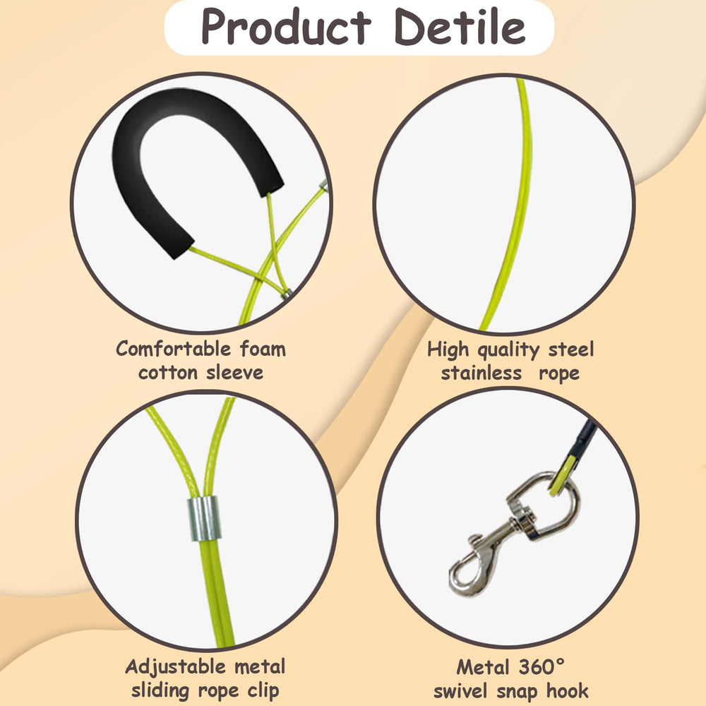 HhiMyOct 360° rotating heavy-duty hook enhances grooming safety.