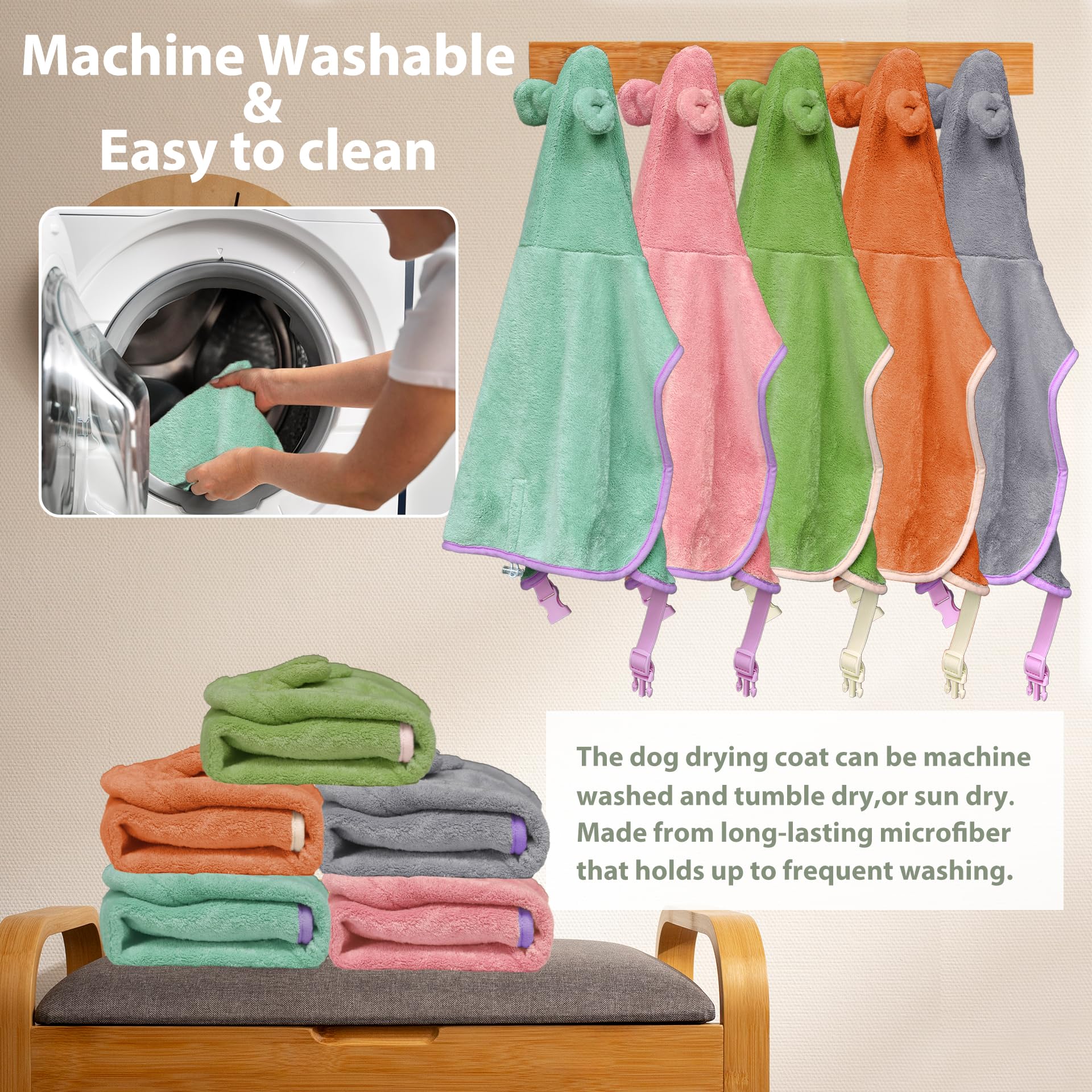 HhiMyOct durable microfiber fabric offers long-lasting softness and tidy fur