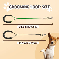 HhiMyOct no-sit haunch holder keeps dogs steady during baths and exams.