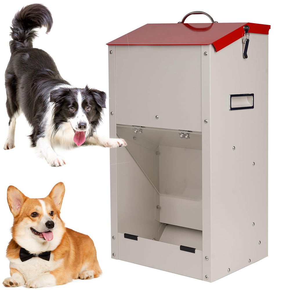 HHNIULI large automatic dog feeder 25-lb capacity supports large breeds
