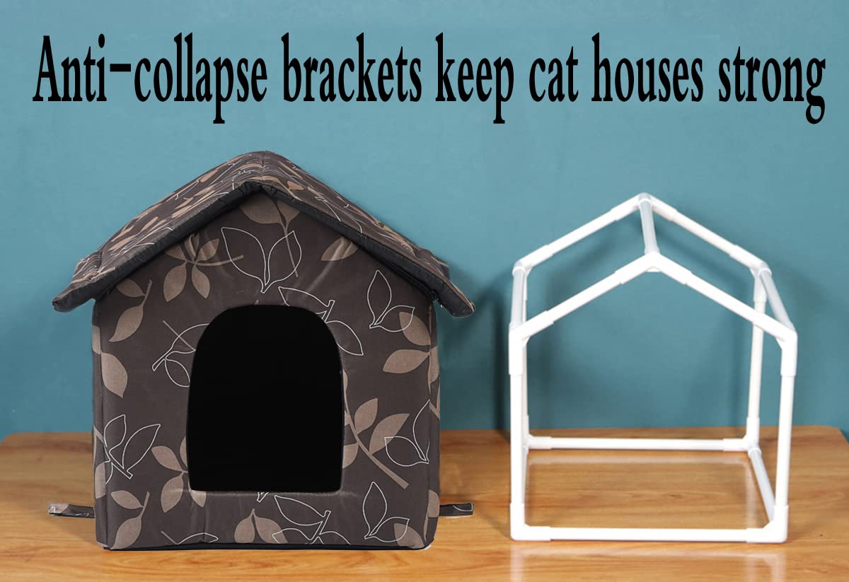 H HONG RI SHENG waterproof canvas cat house protects from weather