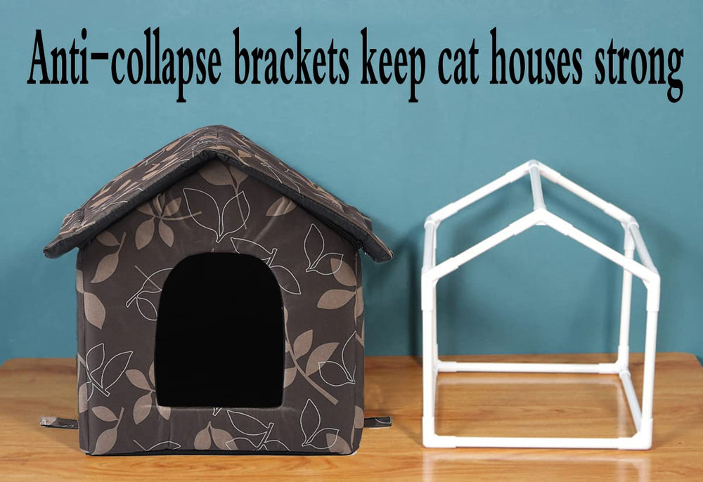 H HONG RI SHENG waterproof canvas cat house protects from weather