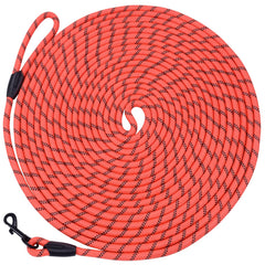 Hi Kiss long dog leash 20ft extended reach for training and recall outdoors.