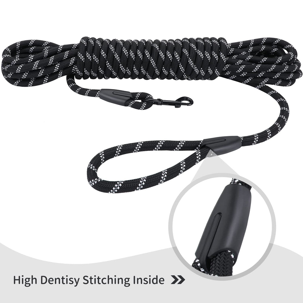 Hi Kiss Long Dog Leash multiple diameters for dogs of all sizes.