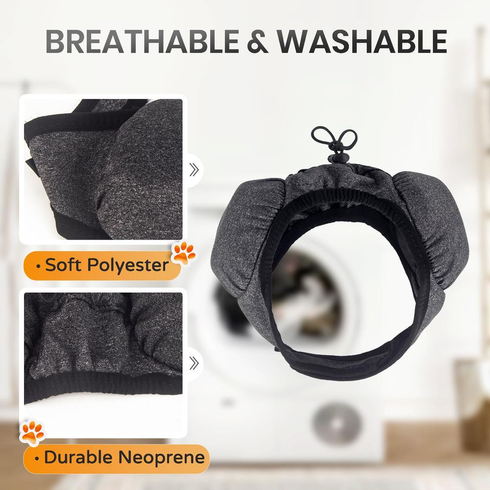 HI-REEKE dog ear muffs grooming use protects ears during brushing and trimming