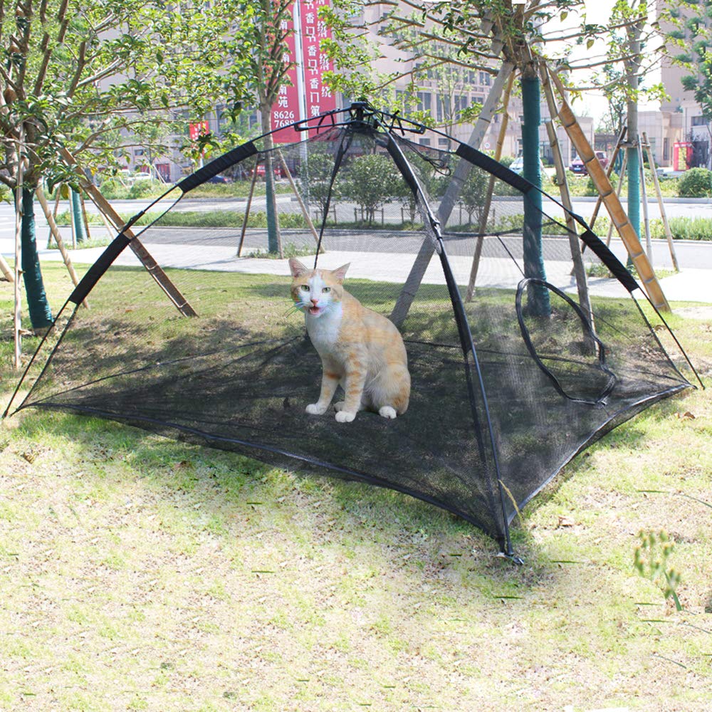 HI SUYI portable cat tent used indoors and outdoors for flexibility