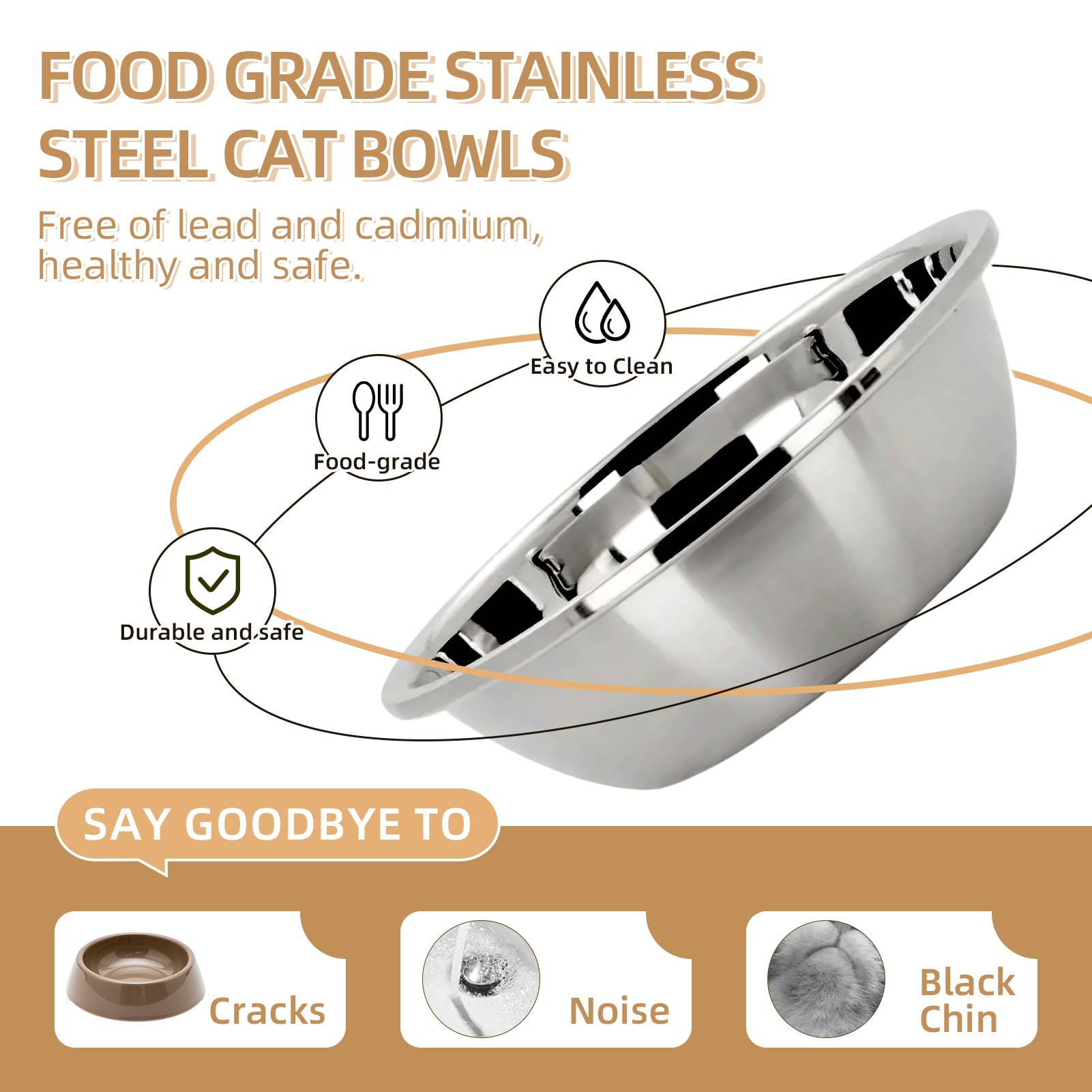 HIAIEVIY whisker-friendly design supports calm indoor cat meals