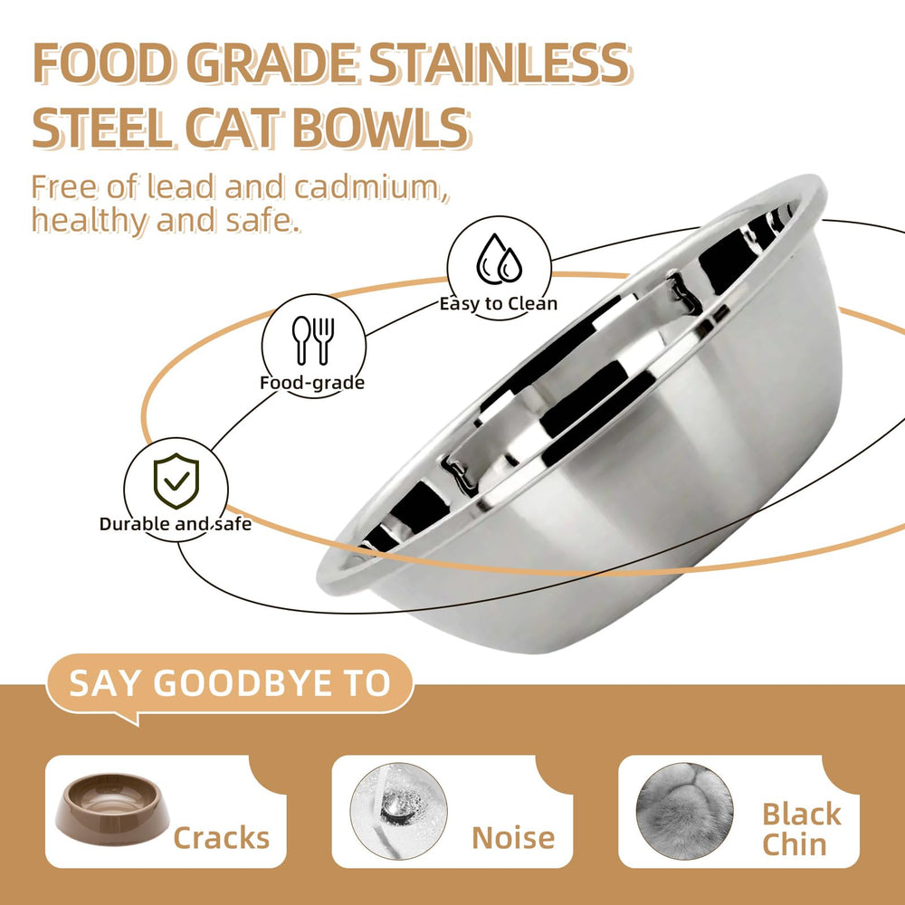 HIAIEVIY whisker-friendly design supports calm indoor cat meals