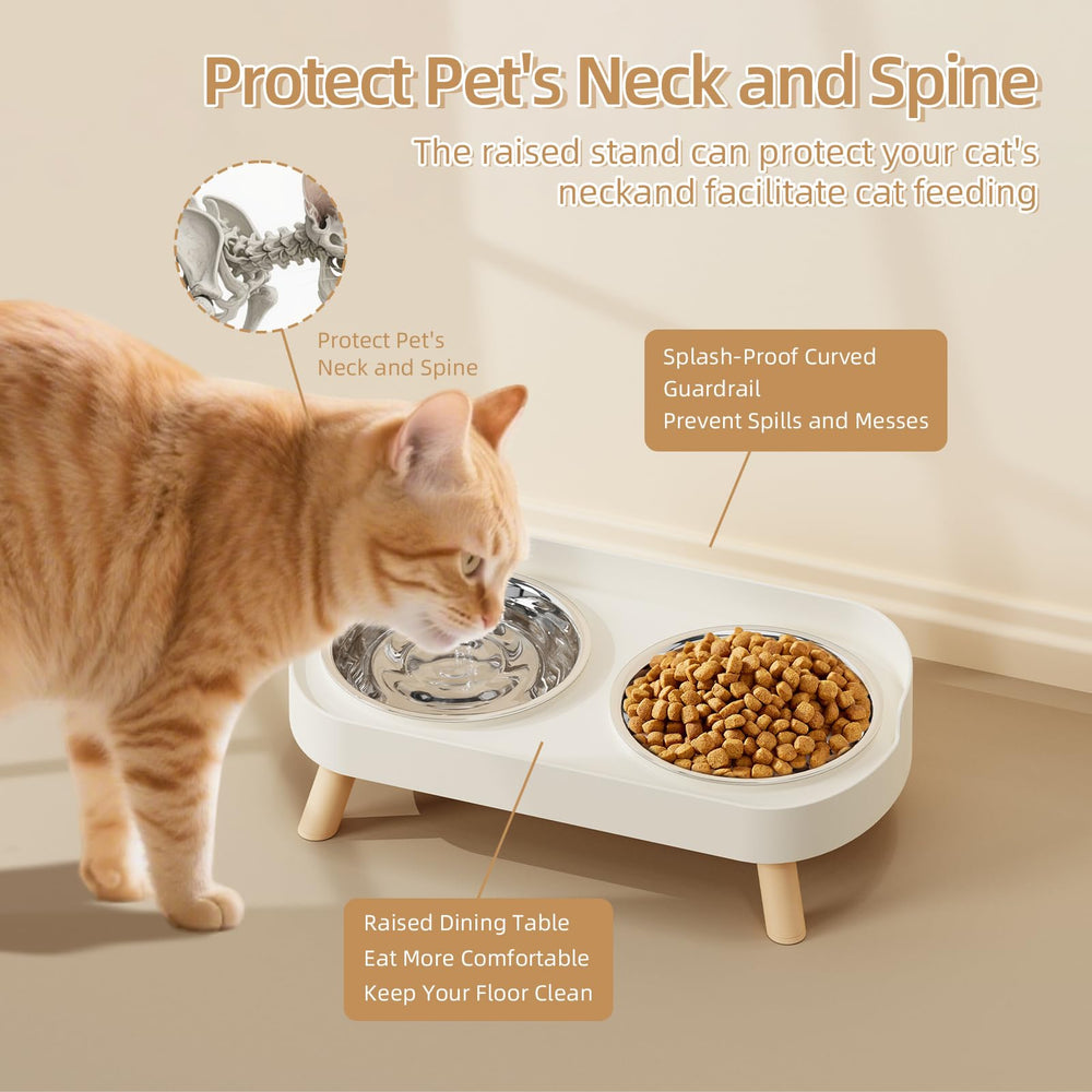 Borde anti salpicaduras en tazones HIAIEVIY para evitar derrames.