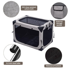 Hiaksedt anti-chew Oxford fabric deters chewing during crate time outdoors