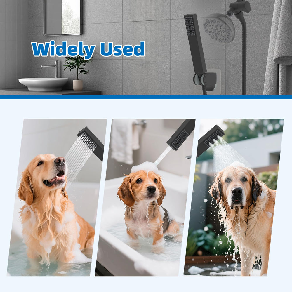 Hibbent water-saving pause mode allows lathering without wasting water.