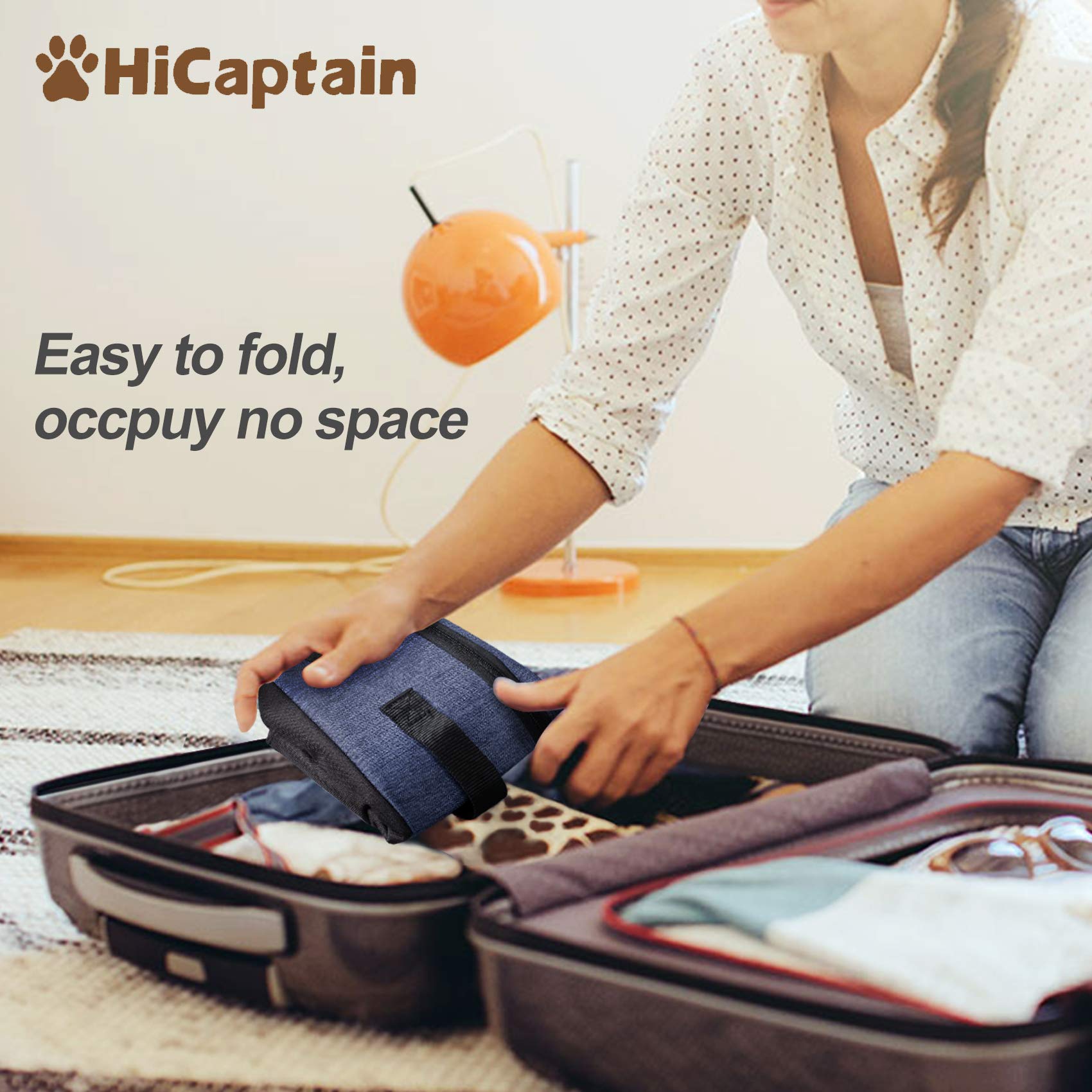 HiCaptain travel bowl and tiny shovel included for on the go cleanup