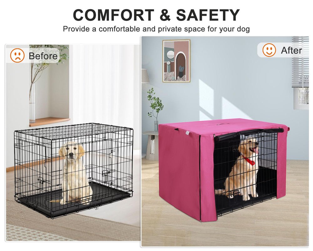 HiCaptain ventilated mesh windows provide airflow around the pet while inside