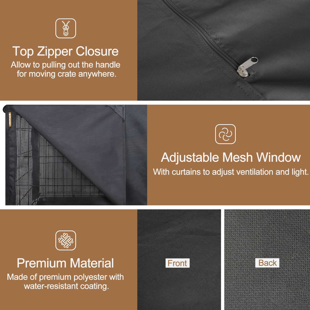 HiCaptain waterproof UV-resistant fabric close-up highlights sun and rain protection.