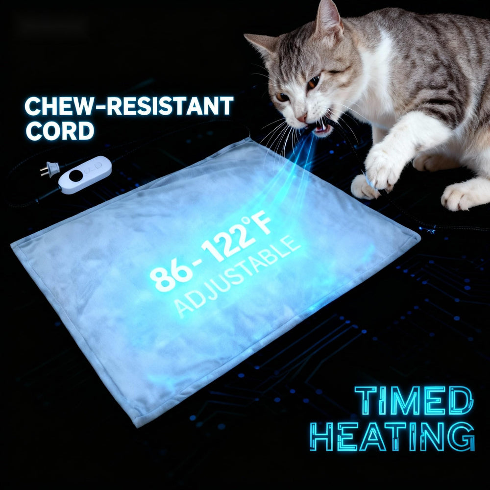 HiCaptain Weatherproof Outdoor Heated Cat House insulated plastic walls trap air for warmth