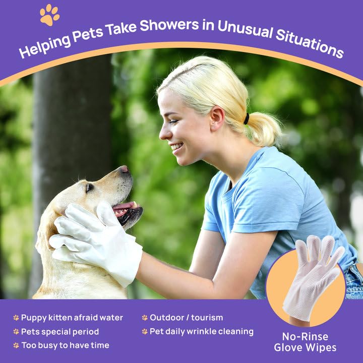 HICC PET glove wipe demonstrating convenient cleaning after outdoor play