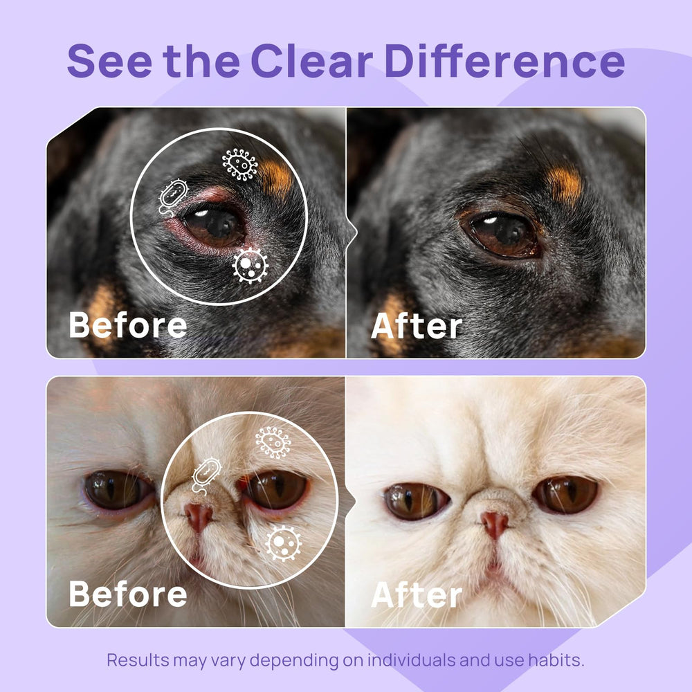 HICC PET dog eye drops nozzle provides precise, safe application.