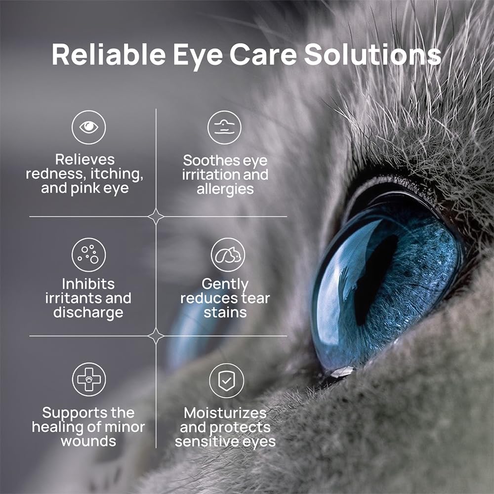 HICC PET Eye Gel vet-formulated label highlights safe, professional-grade care