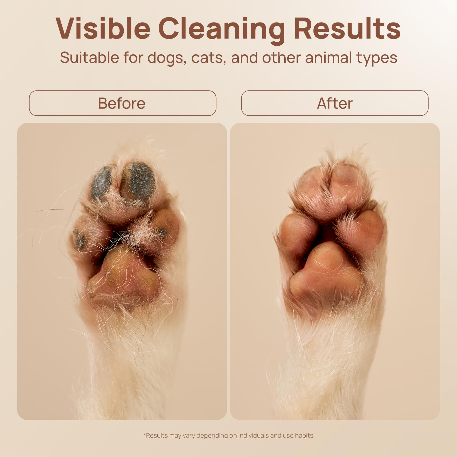HICC PET Glove Wipes Pro approximately 600 ml of solution per pack shown.