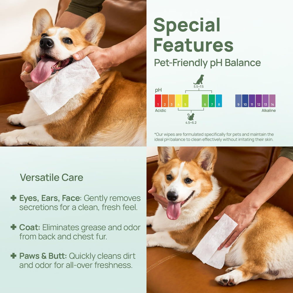 HICC PET: toallitas ingredientes naturales para cuidado suave