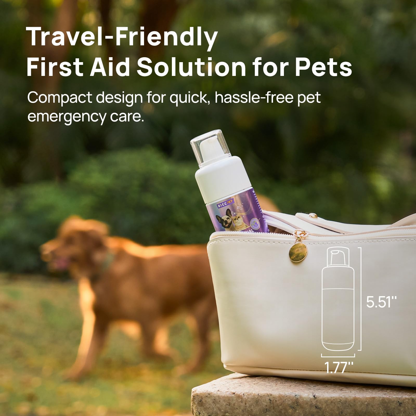 HICC PET vet-formulated hydro gel in professional packaging