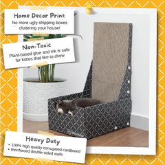 Hide & Scratch flat-pack assembly instructions simplify setup without tools